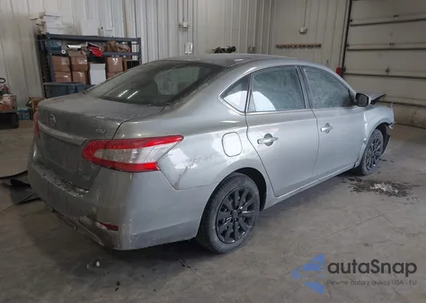 2014 Nissan Sentra Sv z USA, uszkodzony, nr VIN 3N1AB7APXEL616224